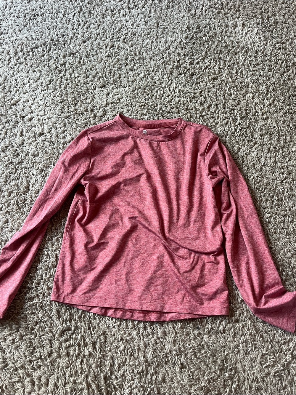 Kid’s Long Sleeve Crew Neck Top - Red
